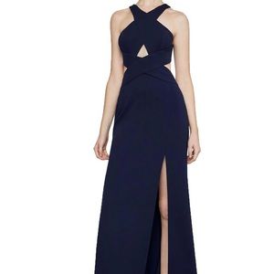BCBG navy blue Evening Gown